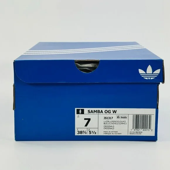 Adidas Women's Samba OG 'Lucid Indigo Pink' JS1317 Multi Size - Picture 10 of 16